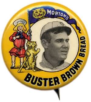 1910 Morton's Buster Brown Bread Pin Crawford
